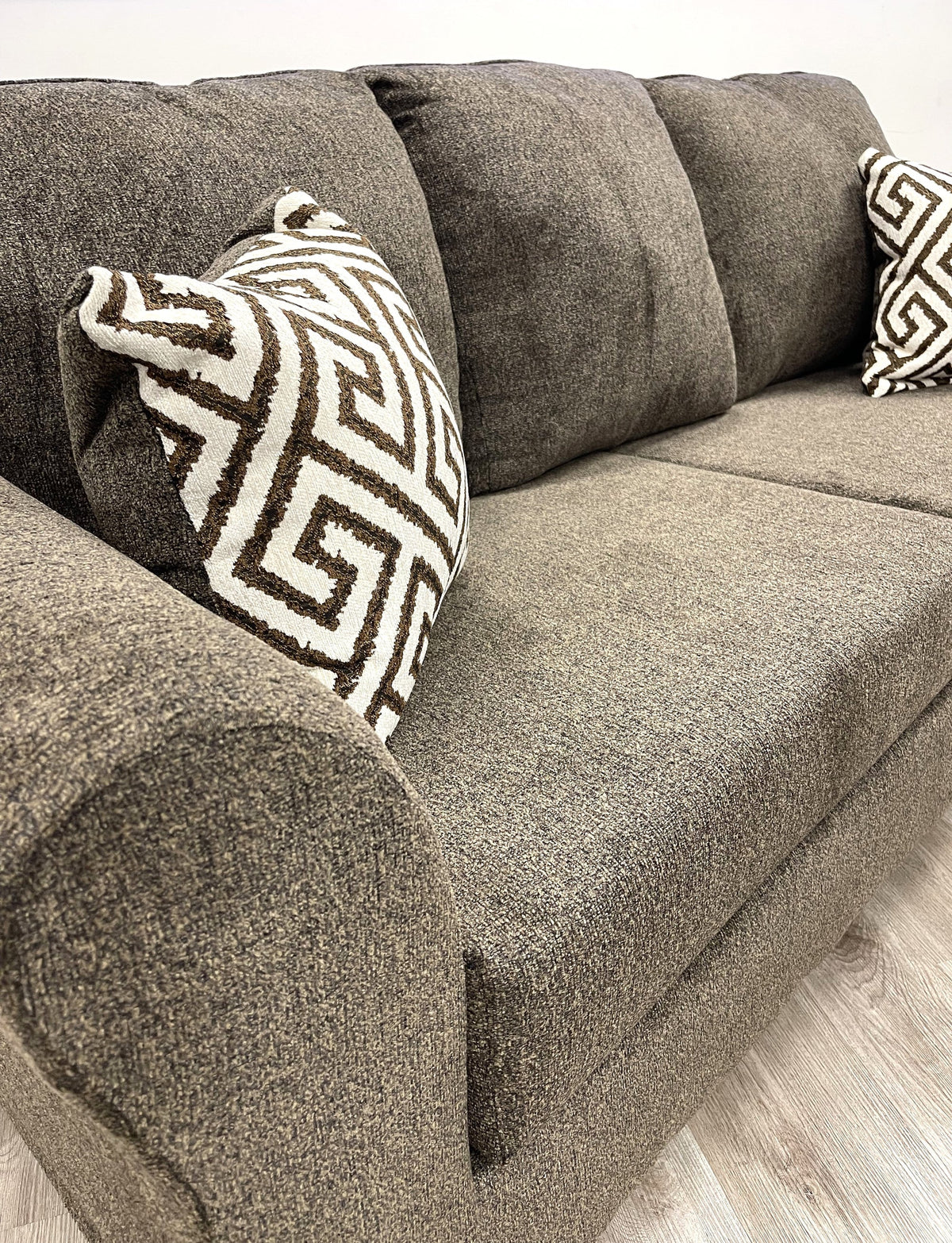 210 BROWN - 2PC Sofa and Loveseat Set