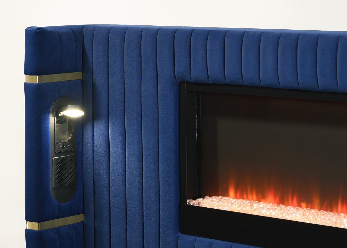 Romance2 Blue Platform Bed - Queen, King **NEW ARRIVAL**