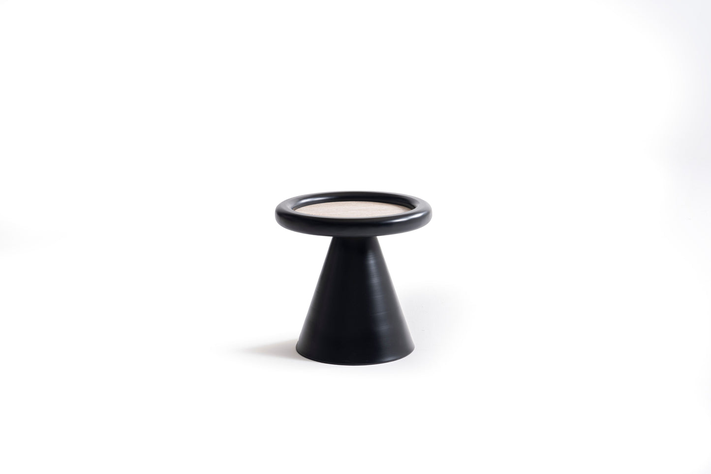 950 Black Travertine 3 Pc Coffee Table Set