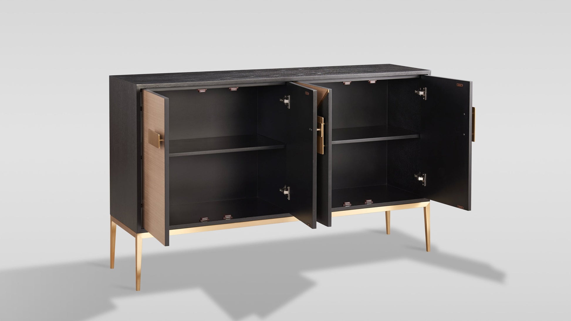 Divolia Sideboard (Grey Black)
