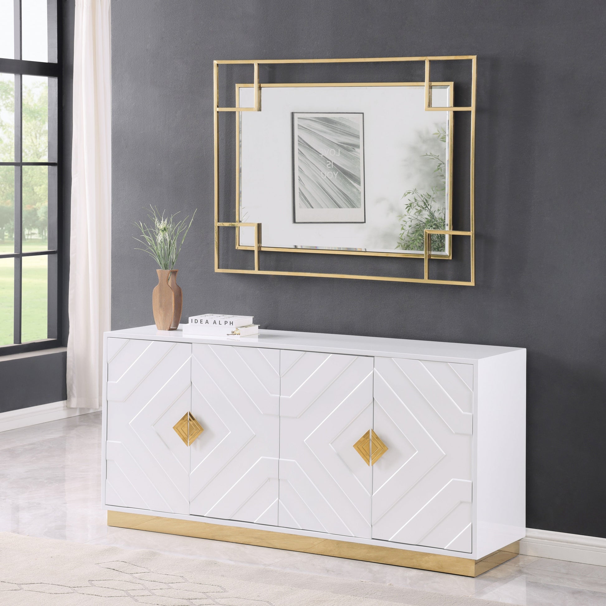 A-C13 Parso Console (White)