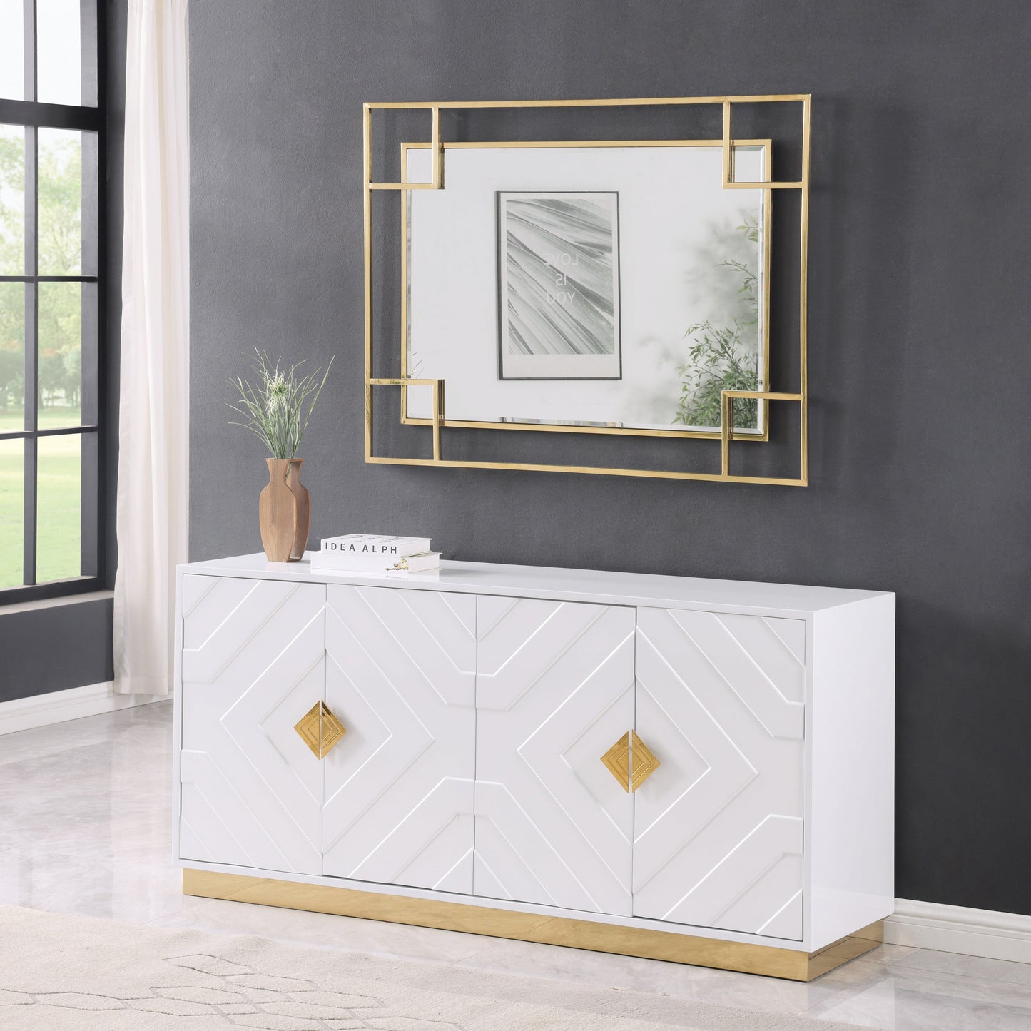 A-C13 Parso Console (White)