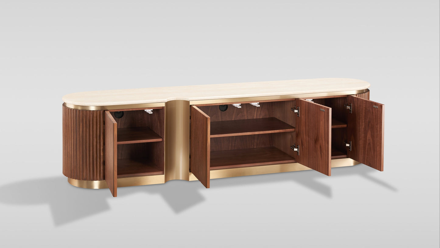 Valente TV Console (Walnut)