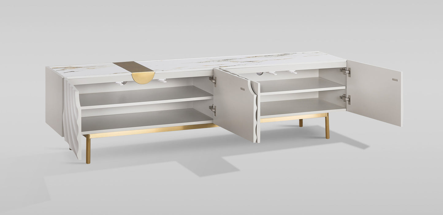 Onda TV Console (Cream White)