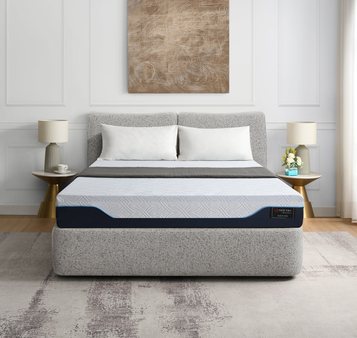 M212 Aqua 12" Gel Memory Foam
