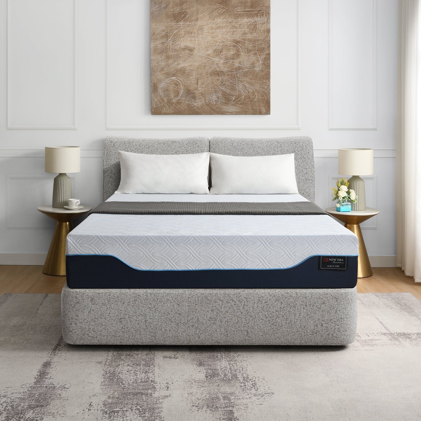 M212 Aqua 12" Gel Memory Foam