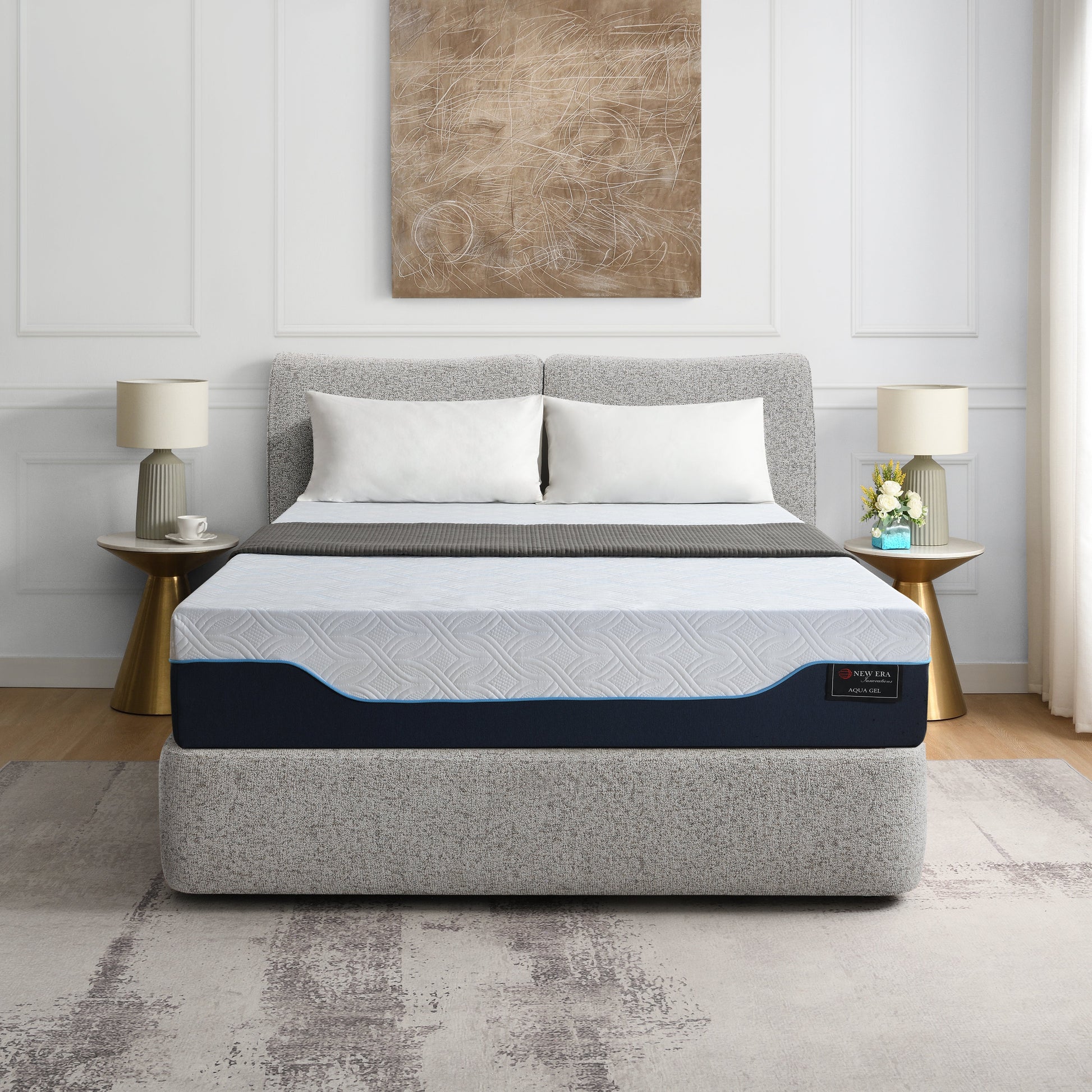 M212 Aqua 12" Gel Memory Foam