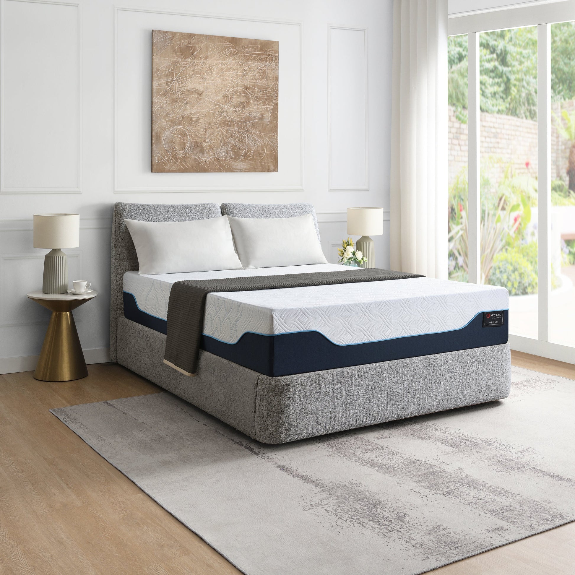 M212 Aqua 12" Gel Memory Foam