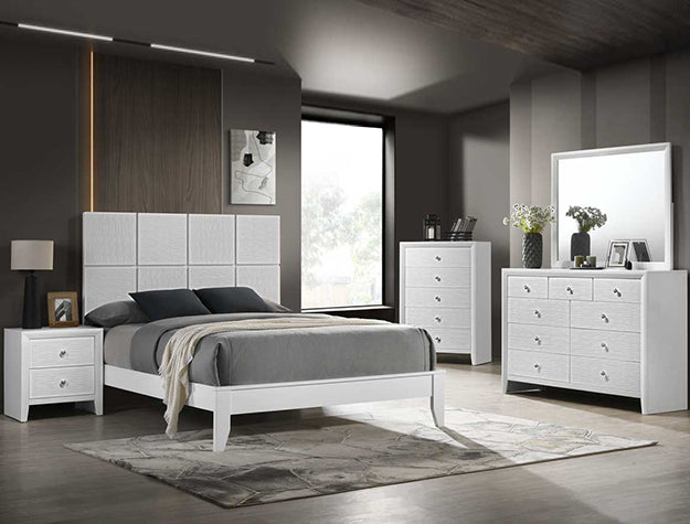 Combo Bundle Deal Furniture 3x Bedroom Set 1x Dinning Set, Sectional and Mattress with Box Spring