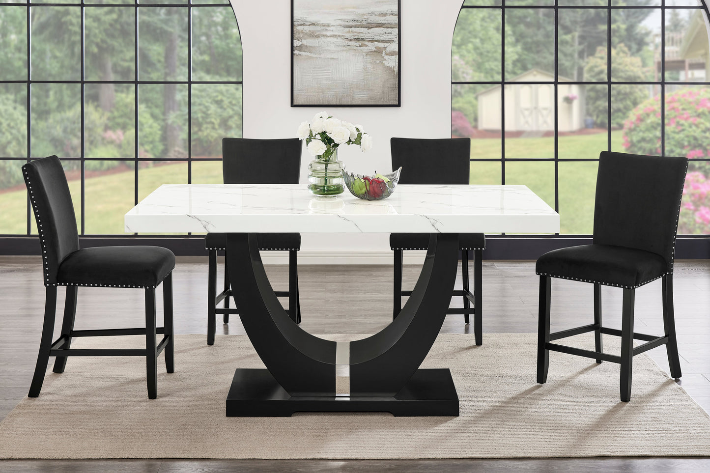 D181 Larry Counter Height (Black)  (Coming Soon)