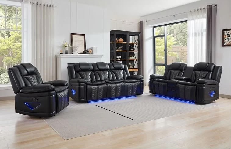 S2025 Innova (Black) 3PC RECLINERS