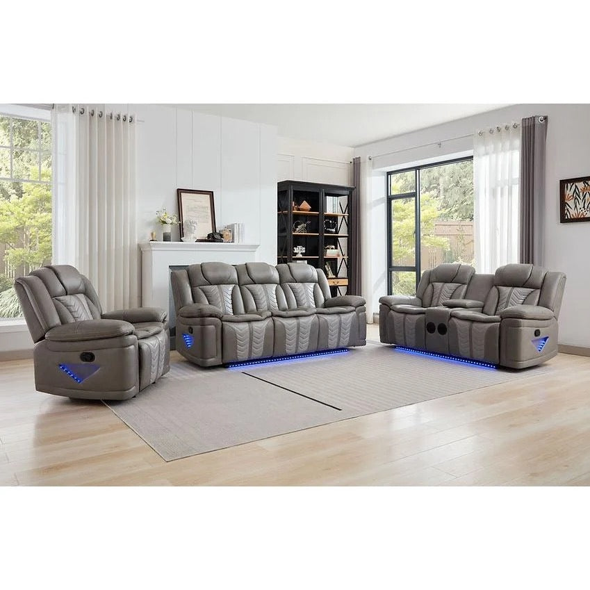 S2025 Innova (Grey) 3PC RECLINER SET