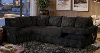 Mariah queen bed frame black, SH903 sectional black , 2x queen mattress gold 9 inch