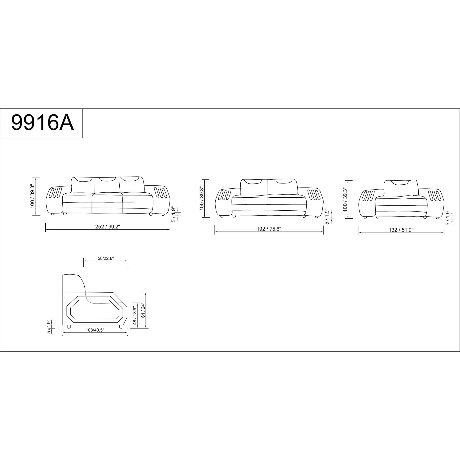 MI-9916A Matrix (White/B)
