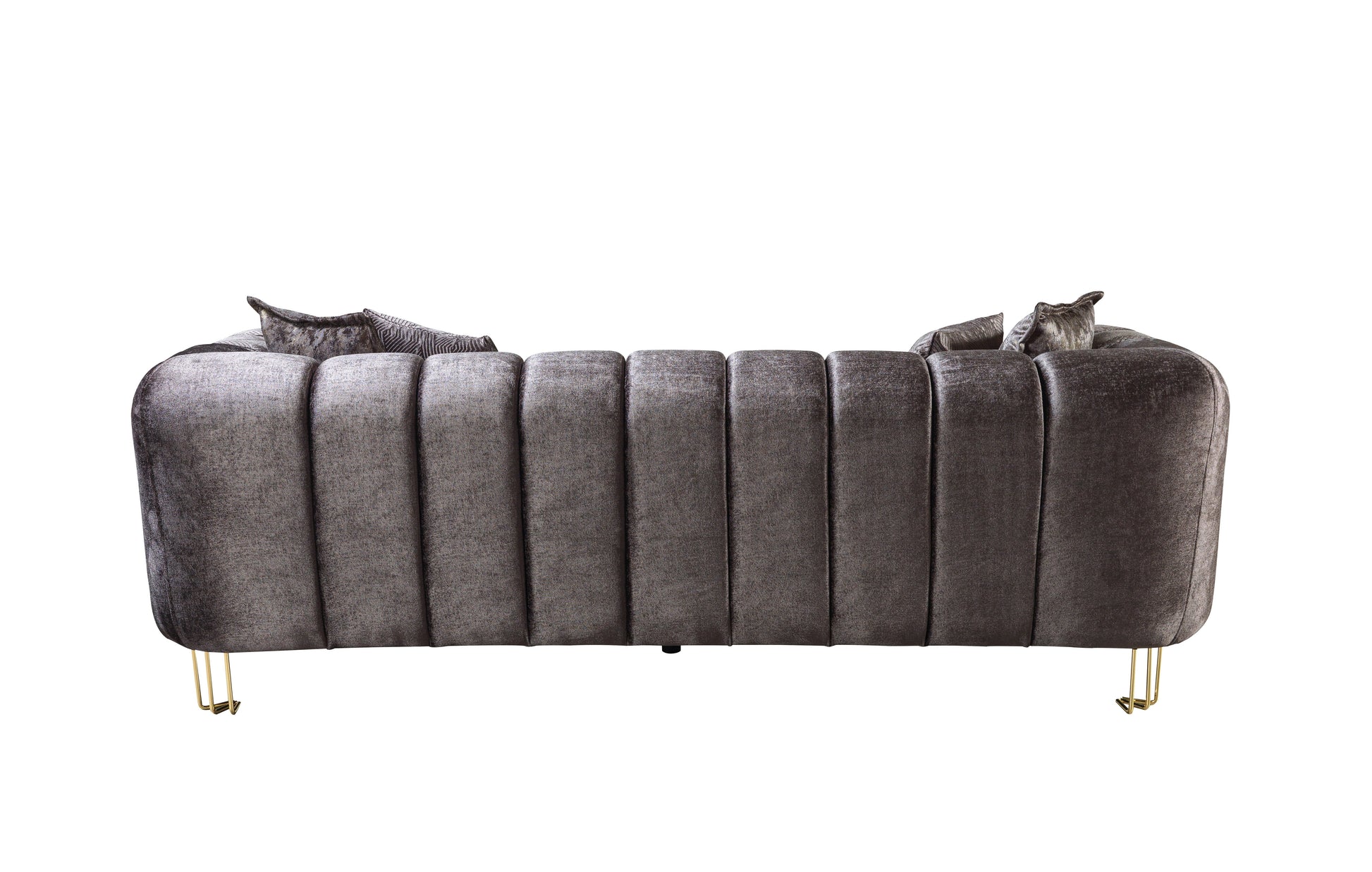 Santana Smoke Velvet Sofa