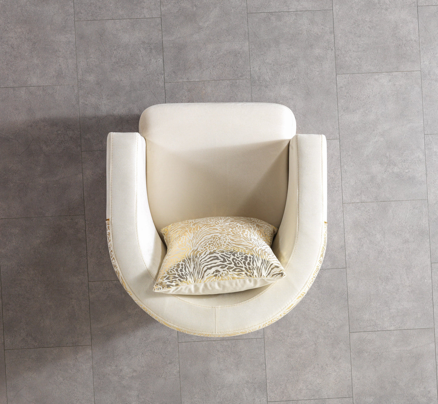 Anica Ivory Velvet Sofa 92" & Loveseat 76"