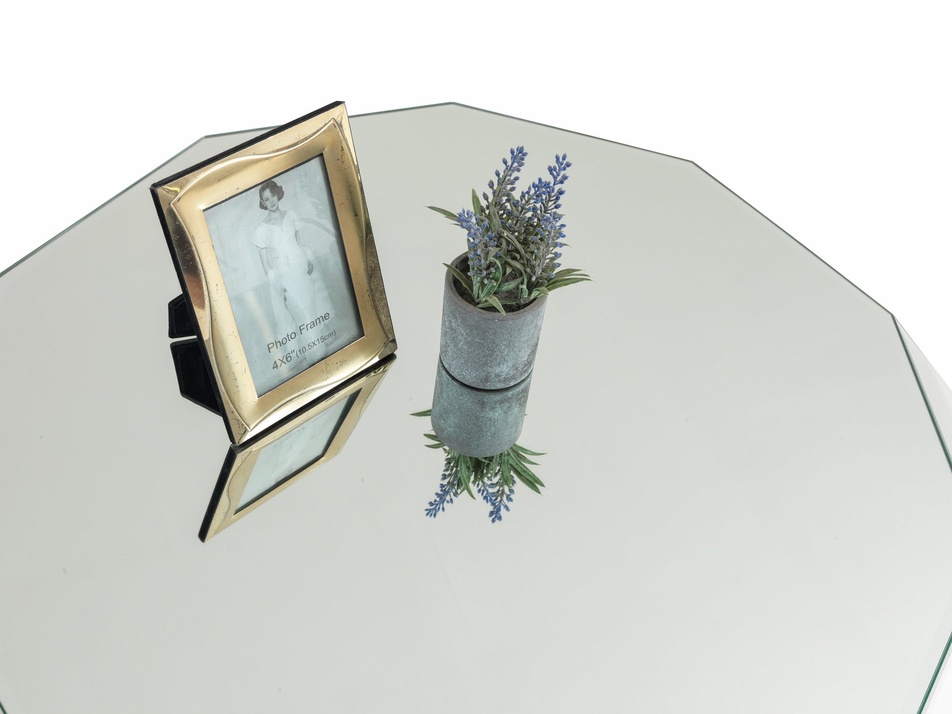 Diamond Mirrored  Coffee Table