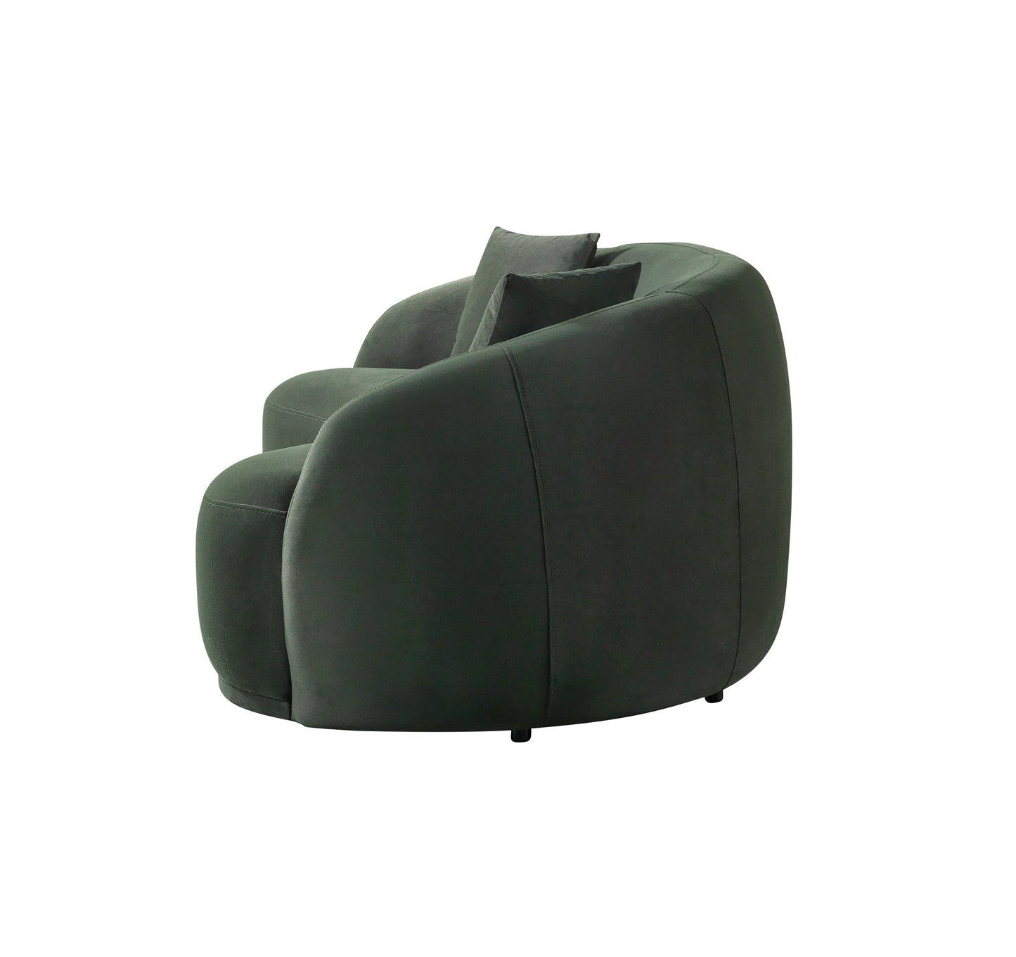 Bonita Green Velvet Sofa 91" & Loveseat 81"