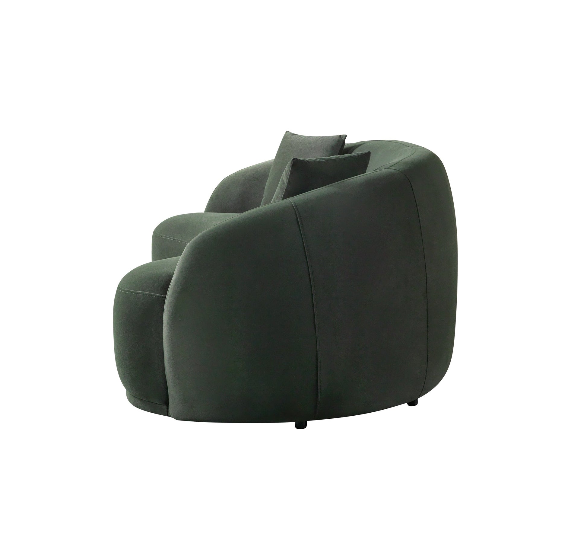 Bonita Green Velvet Sofa 91" & Loveseat 81"