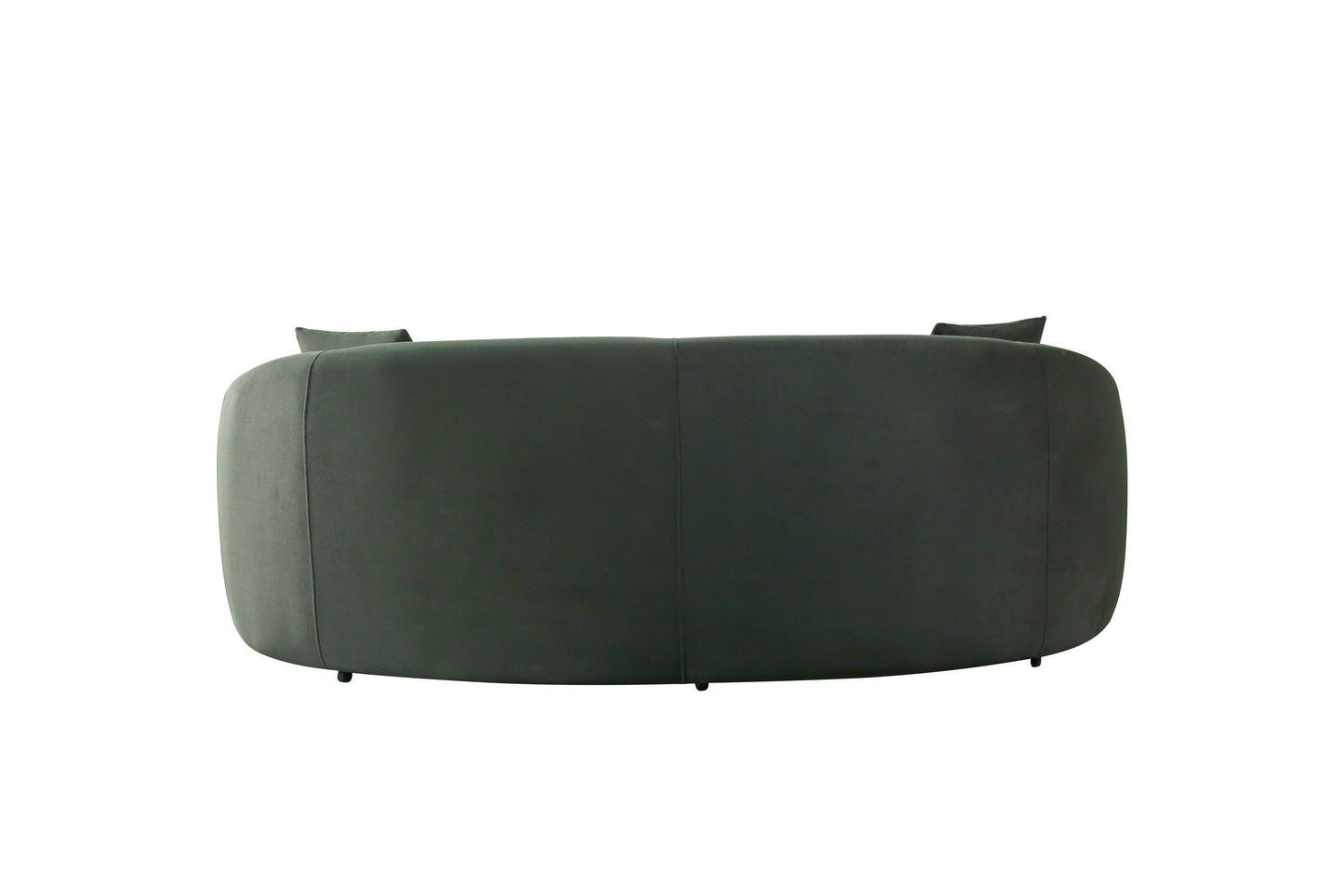Bonita Green Velvet Loveseat 81"