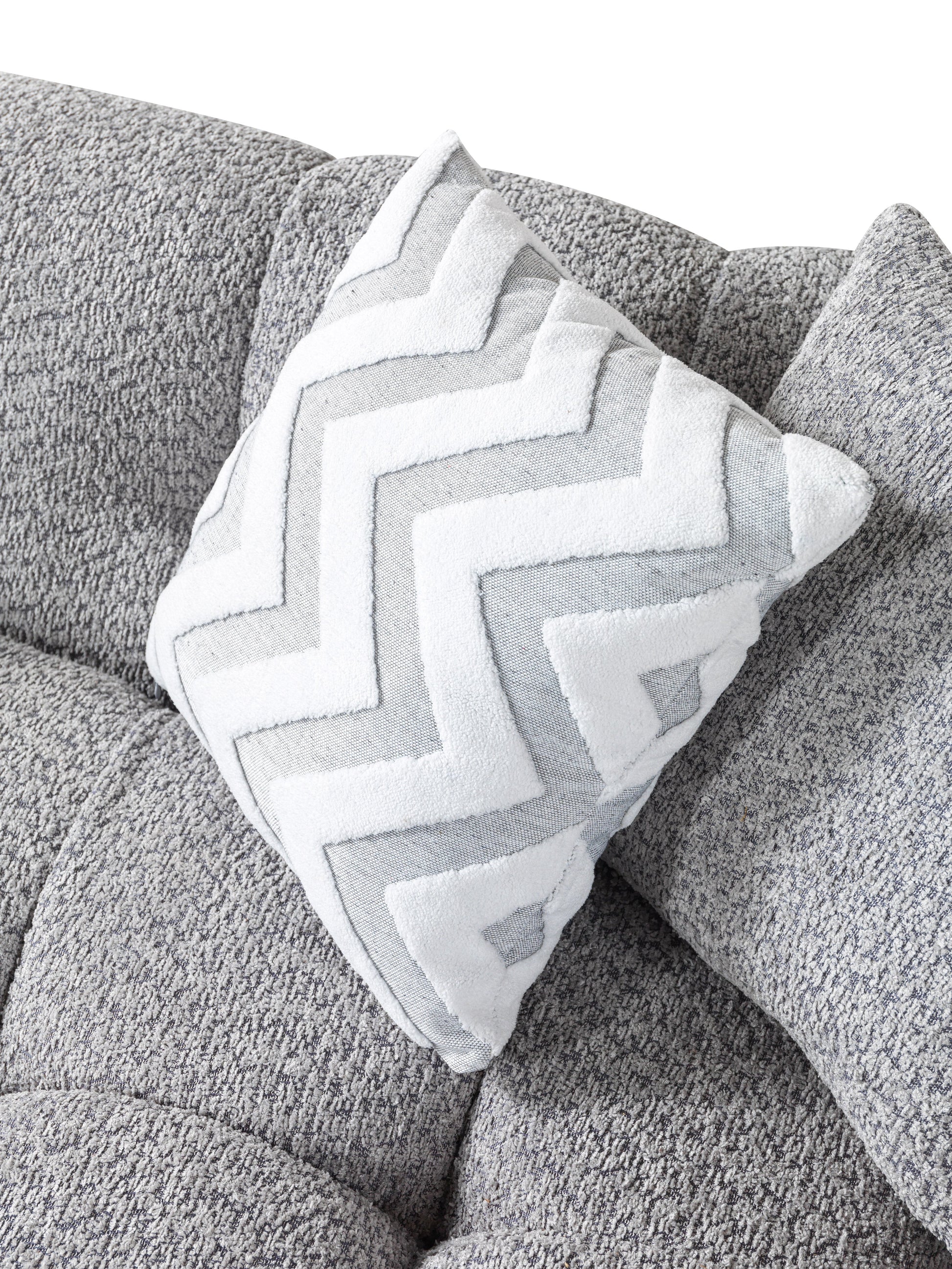 Ivy Gray Boucle RAF 110" Sectional