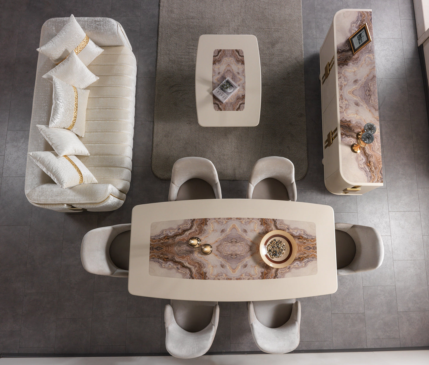 Carlina Ivory Dining Server