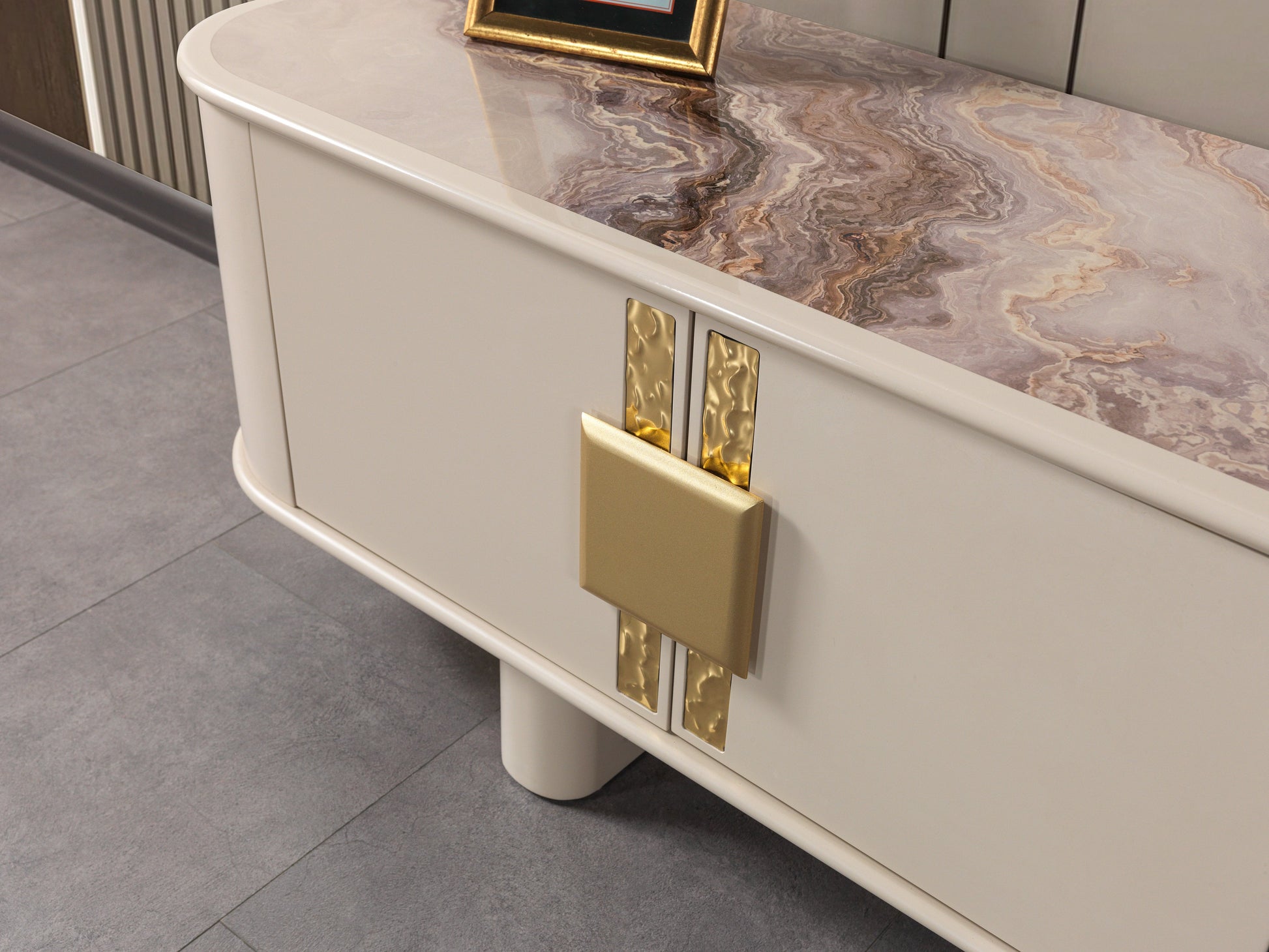 Carlina Ivory Tv Stand