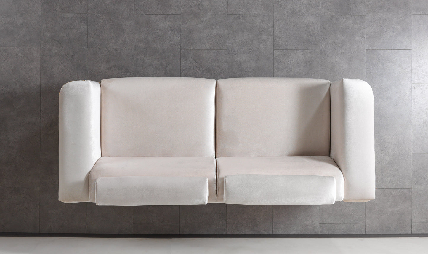 Fabiana Ivory Velvet Sofa