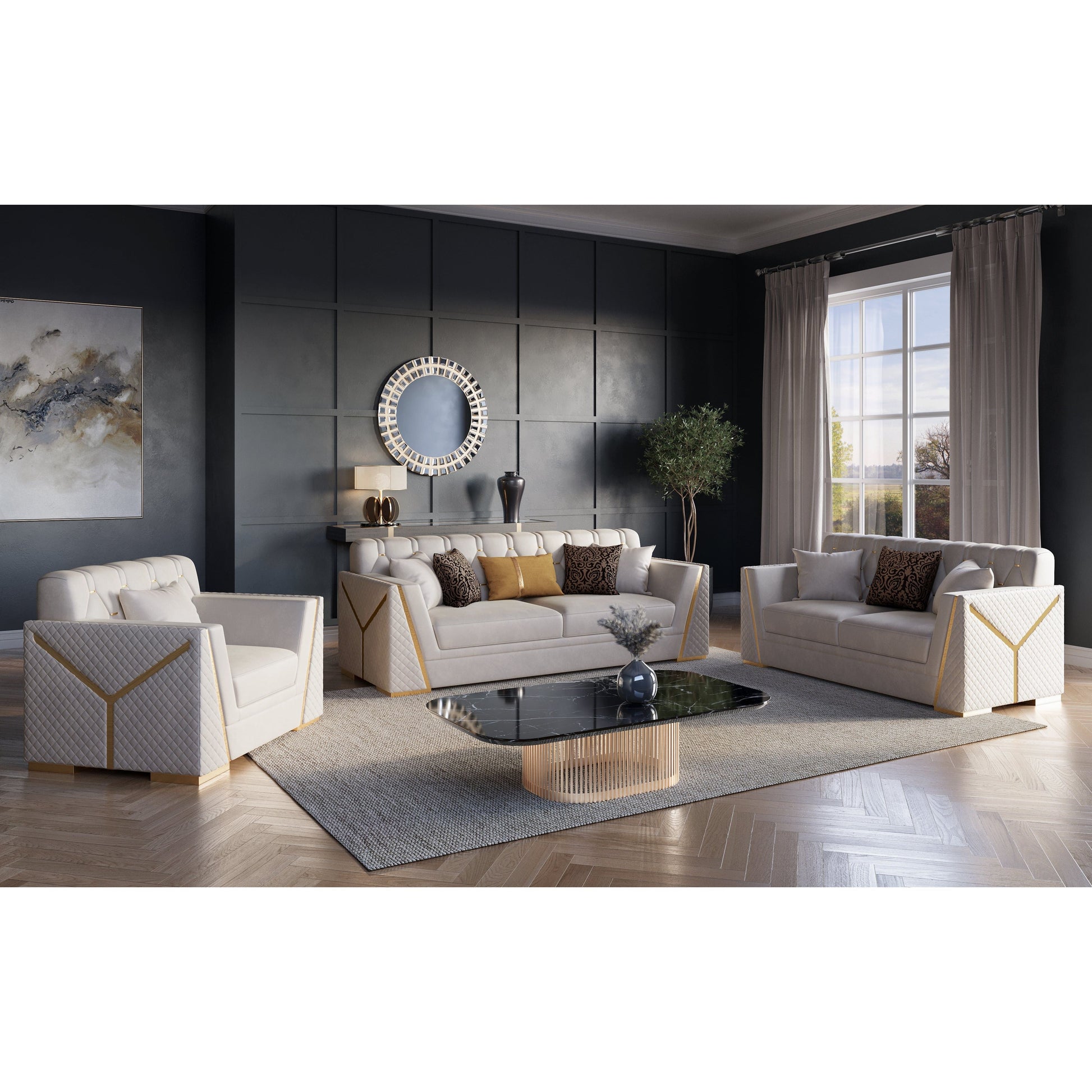 S2401 Hilena ( Off White)