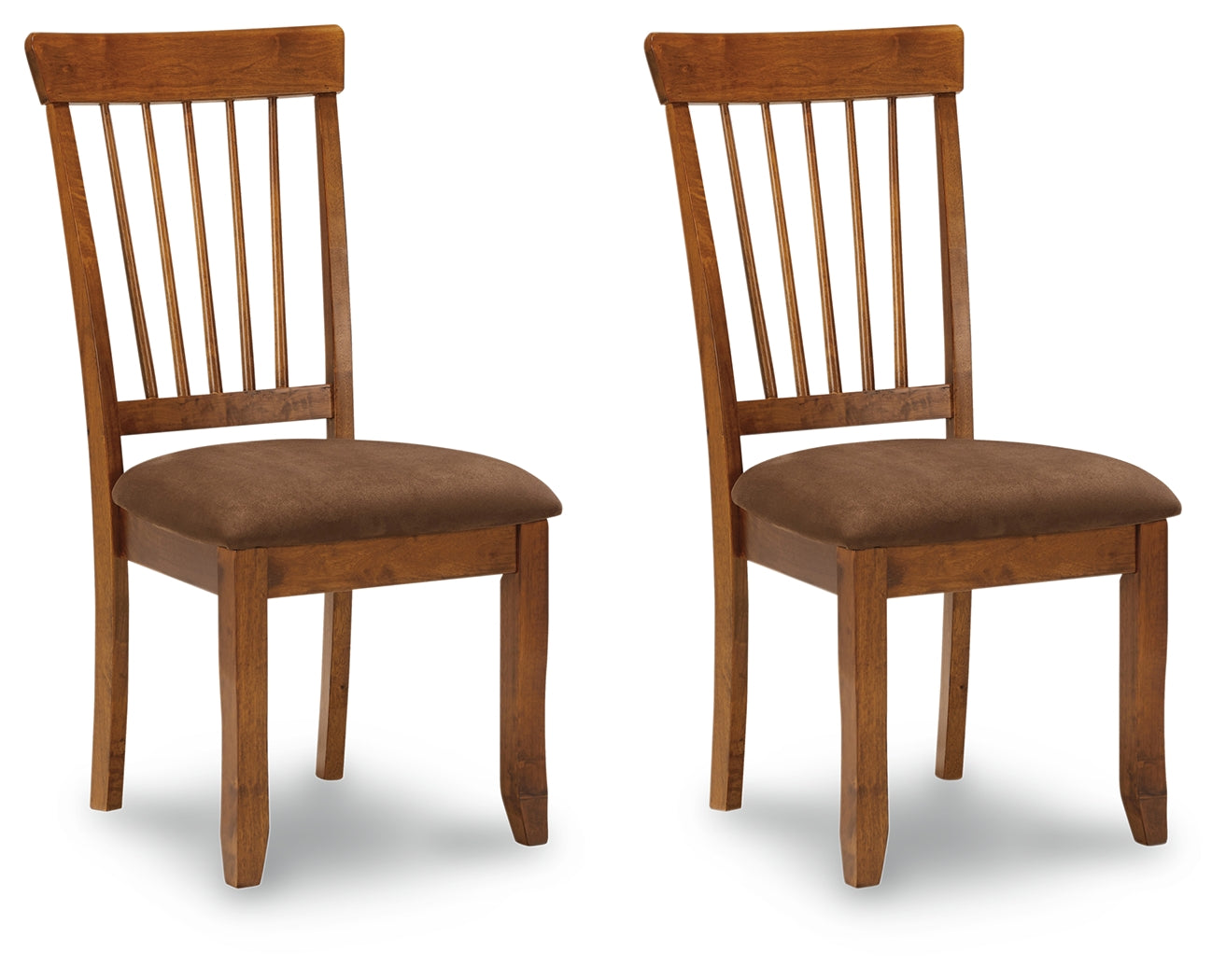 Berringer 2-Piece Dining Room Chair in Rustic Brown