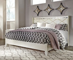 Dreamur Champagne King Panel Footboard with Rails
