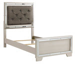 Lonnix Silver Finish Twin Panel Rails