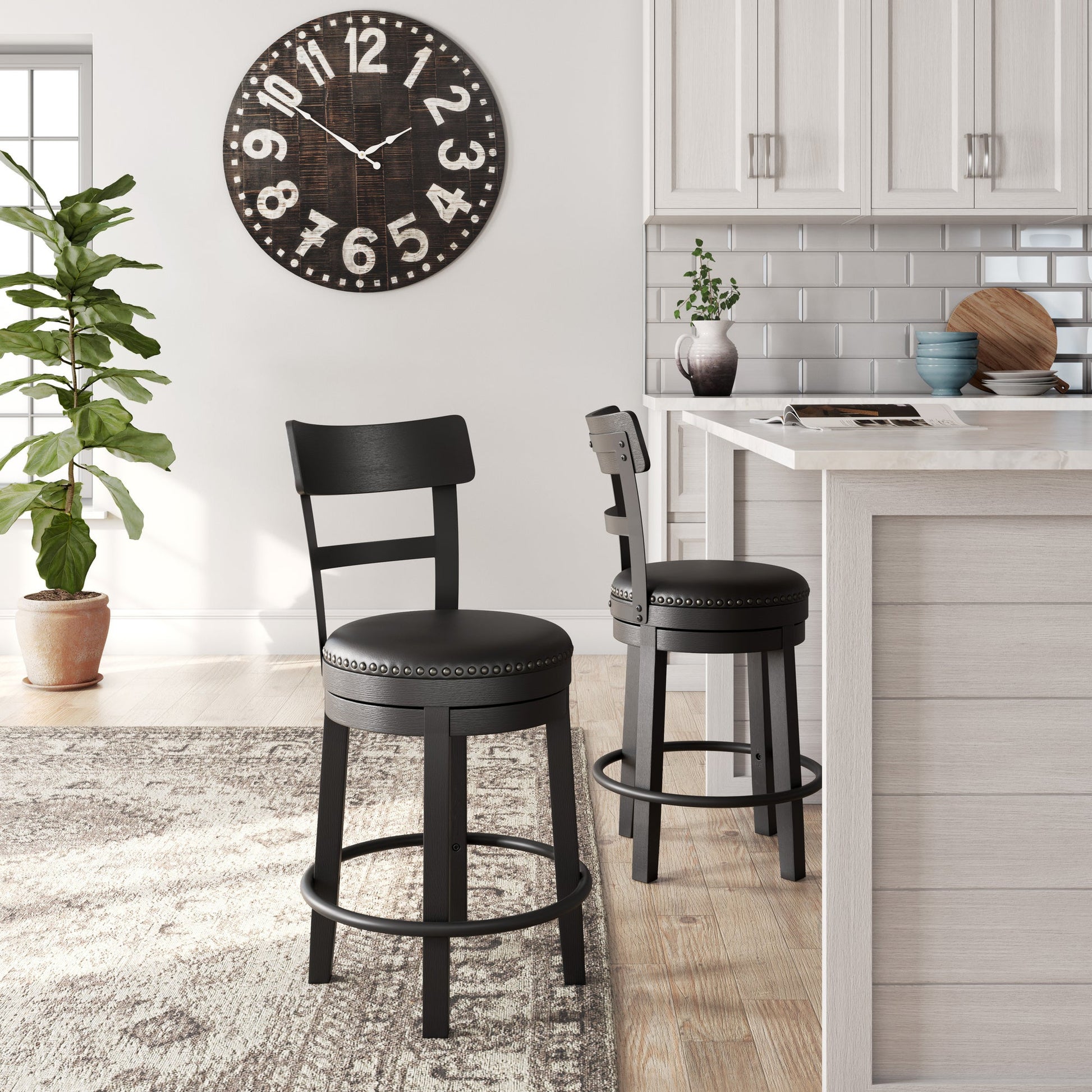 D546-624 - 24" COUNTERHEIGHT Swivel Barstool (ETA: 6/9)