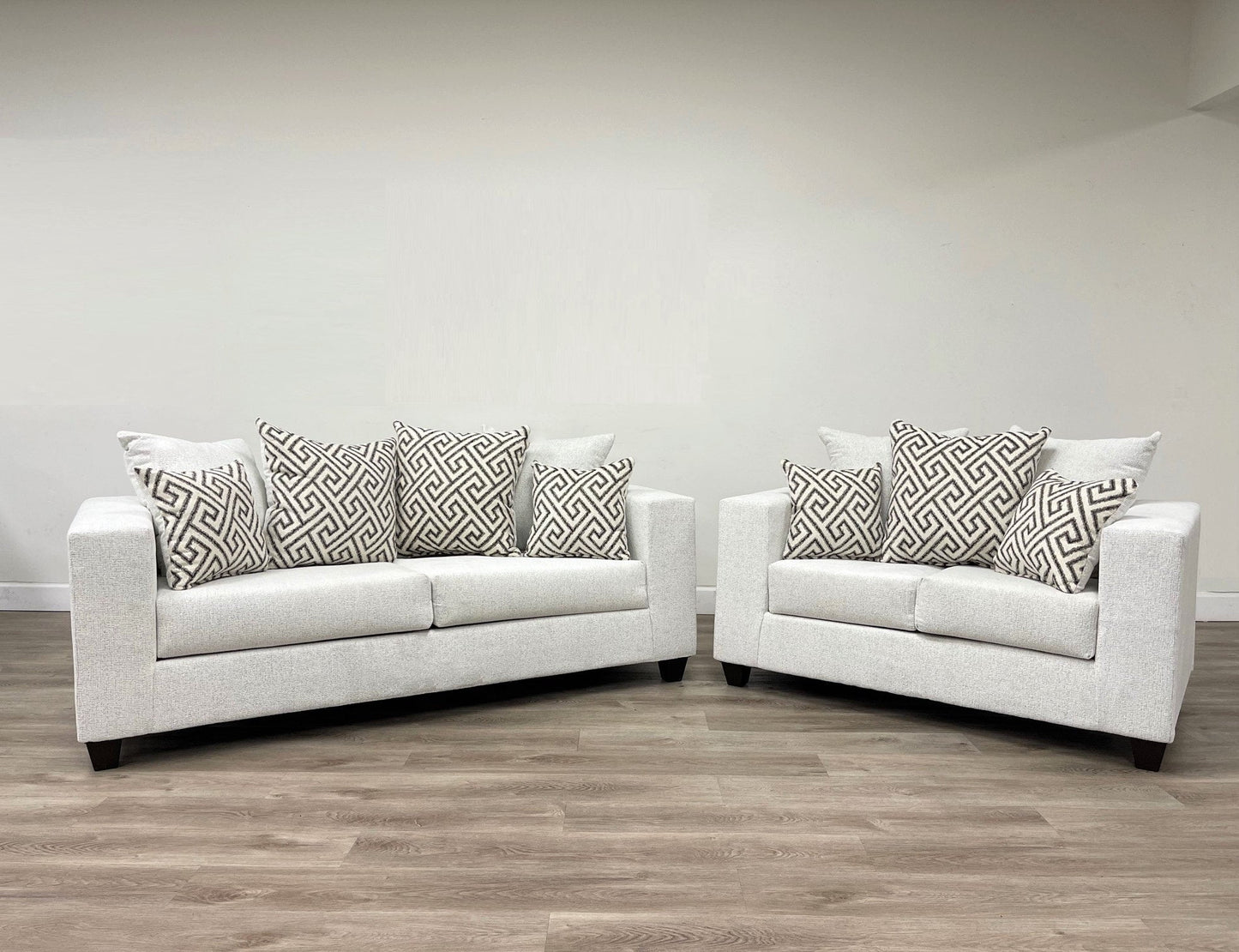 110 - Stone Sofa & Loveseat