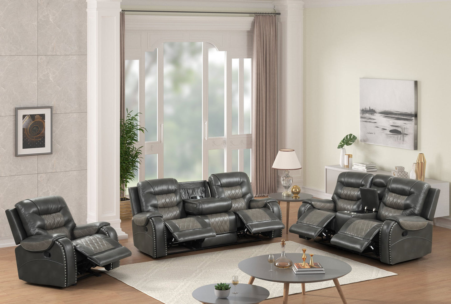Ashley1003 OVERSIZED 3PC Reclining Set