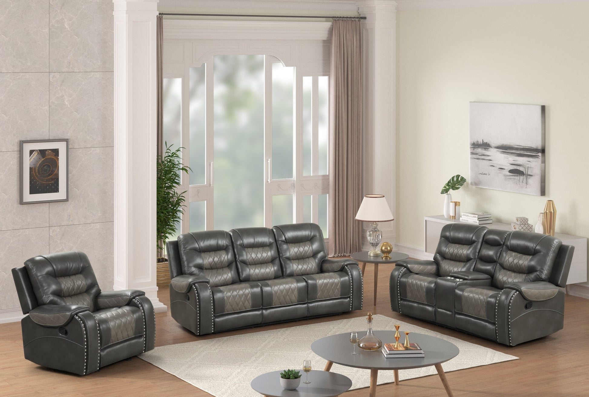 Ashley1003 OVERSIZED 3PC Reclining Set