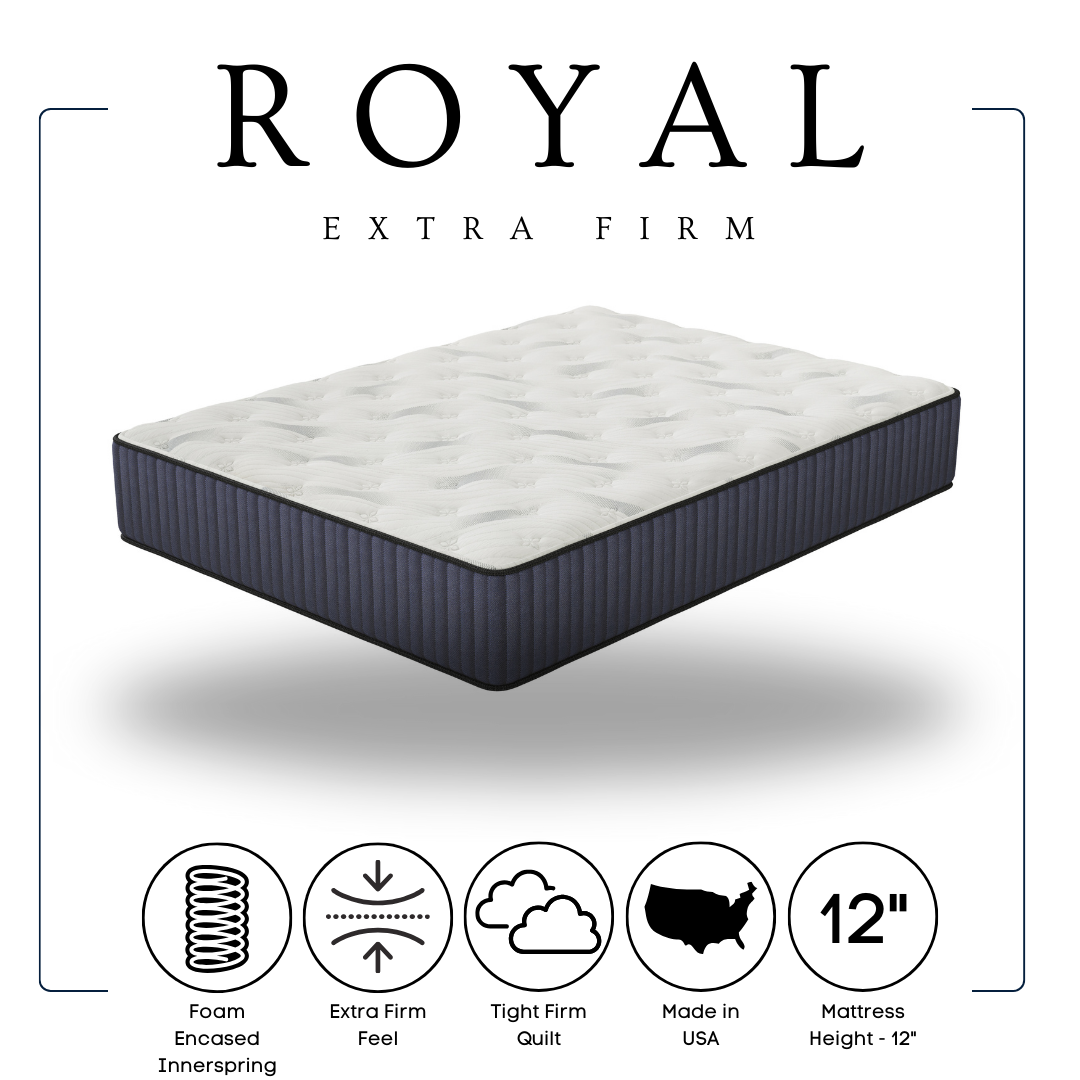 ROYAL COMFORT FIRM 12" HYBRID  - Twin, Full, Queen, King