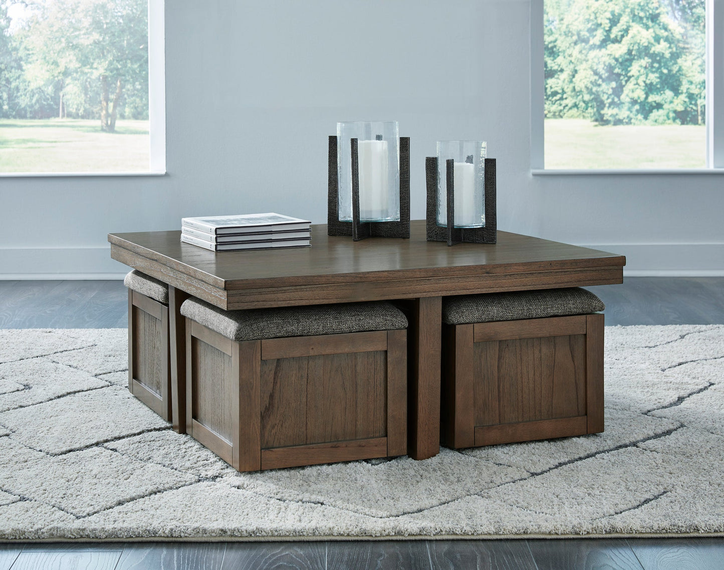 T738-20 Cocktail Table w/Stools (ETA: 6/2)