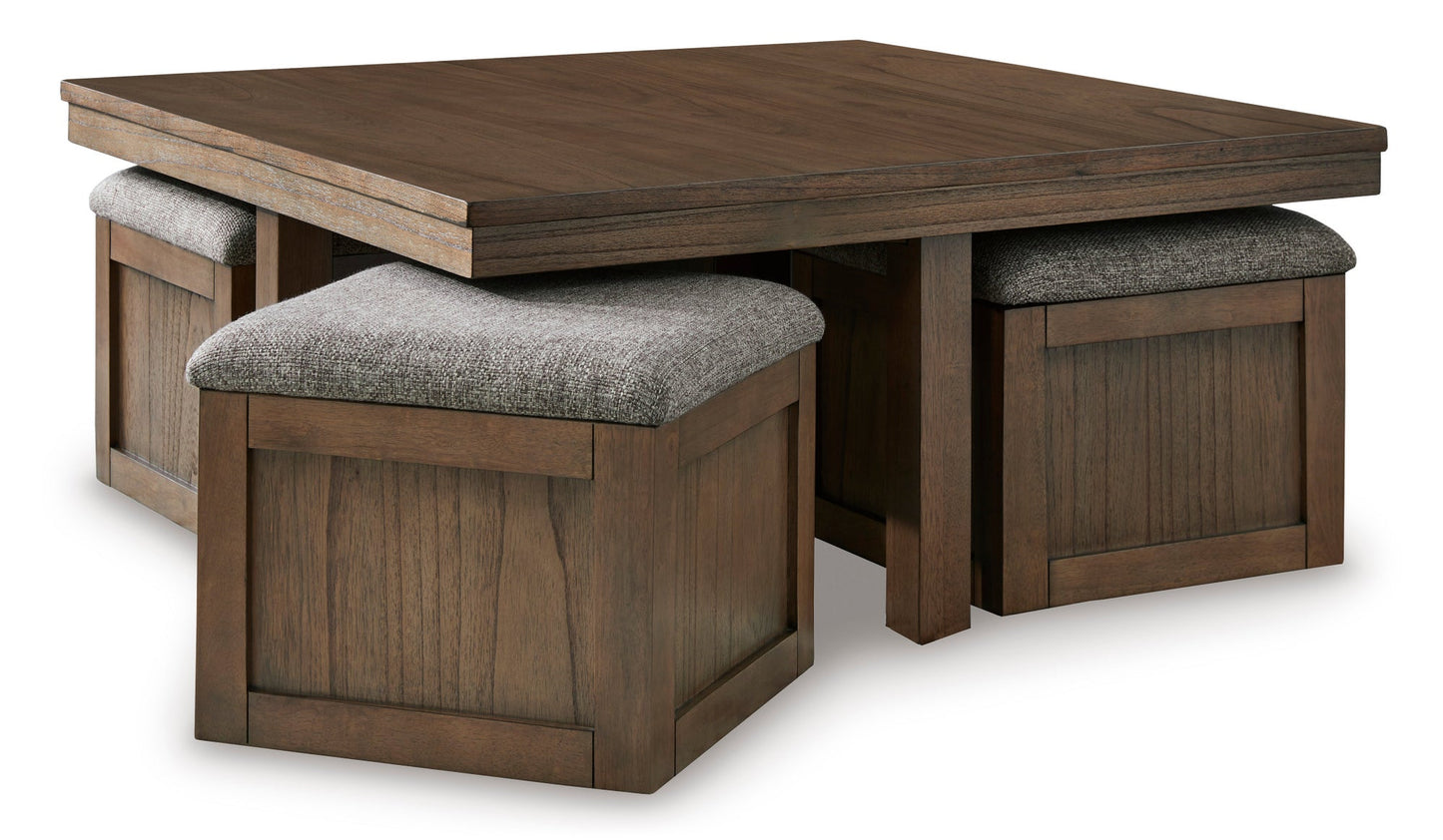 T738-20 Cocktail Table w/Stools (ETA: 6/2)