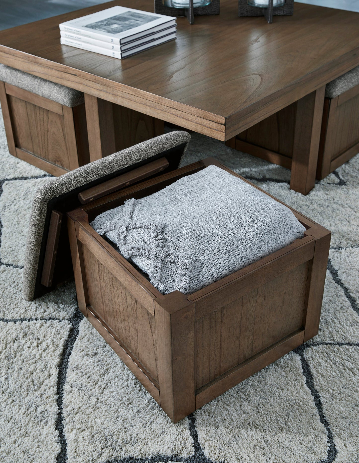 T738-20 Cocktail Table w/Stools (ETA: 6/2)