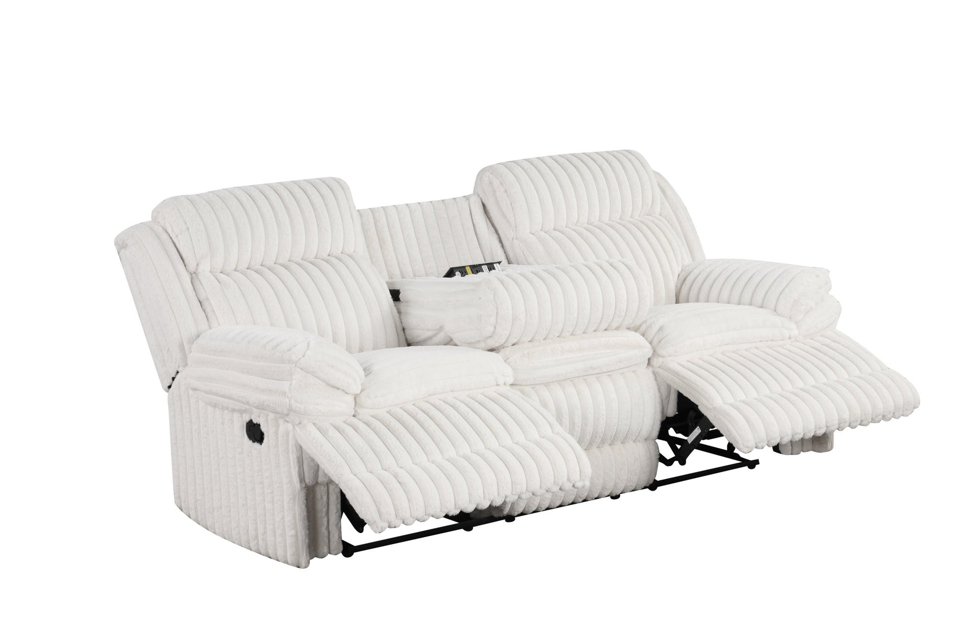 Heaven - White 2pc Reclining Set