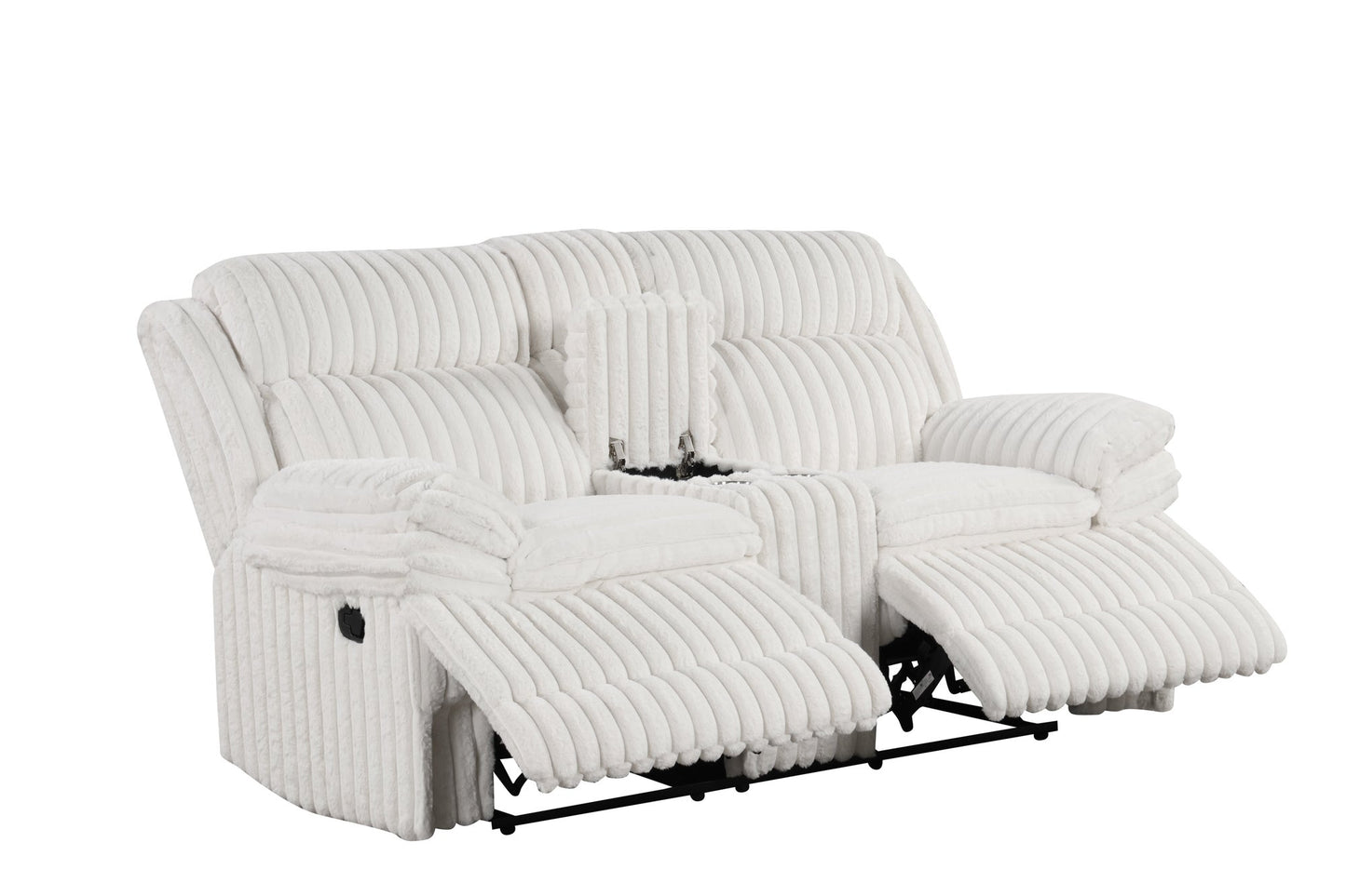 Heaven - White 2pc Reclining Set