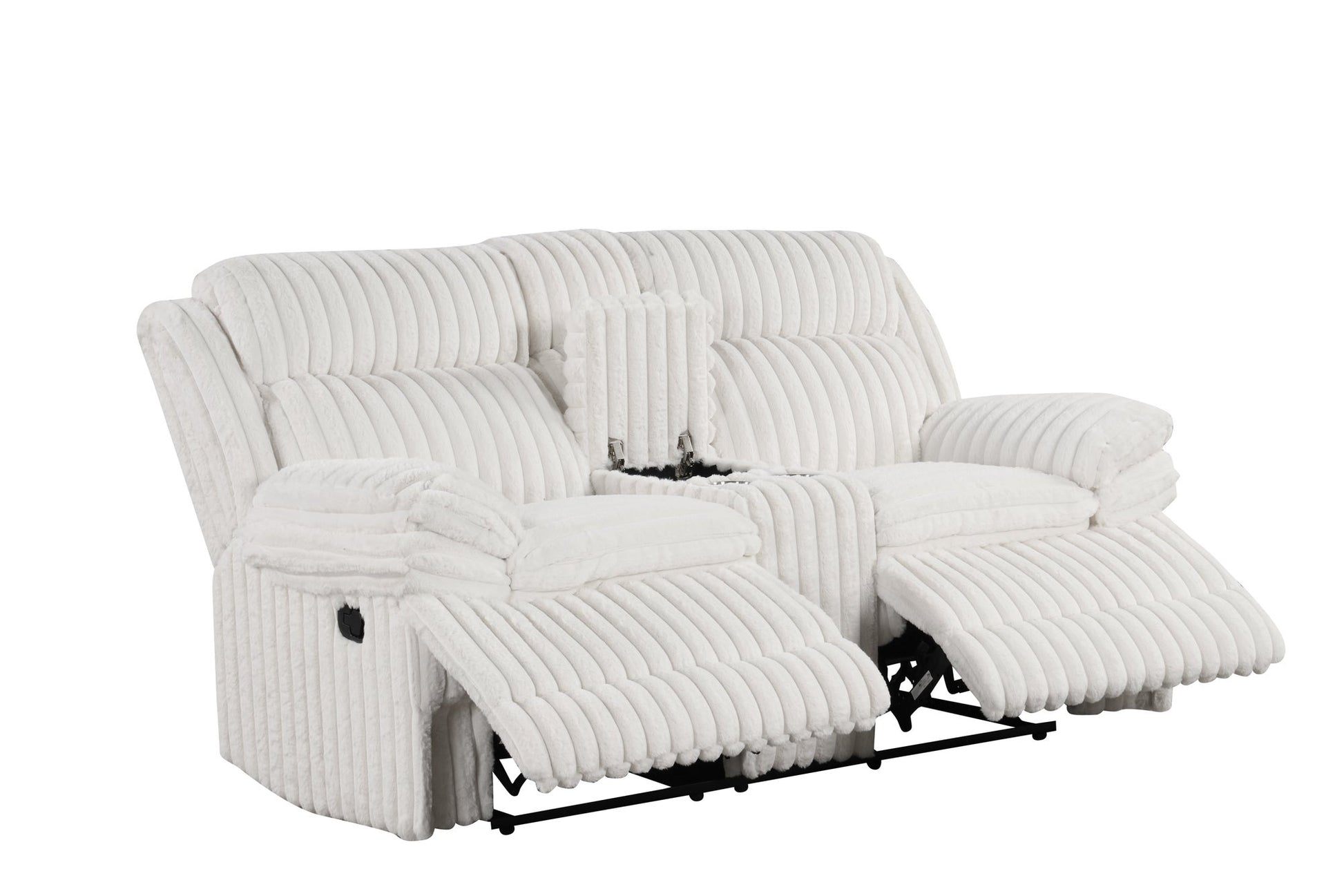 Heaven - White 2pc Reclining Set