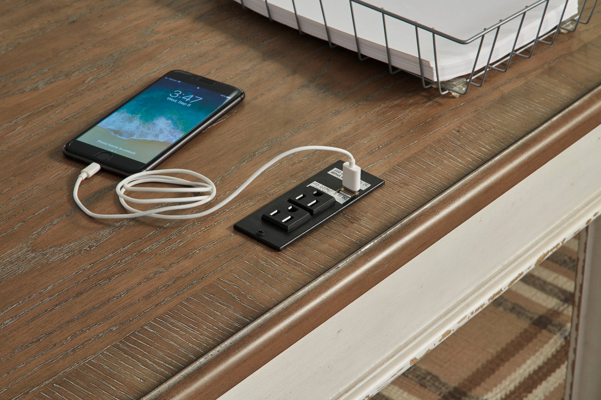 H743-34 - Office Desk (USB/AC POWER) (ETA: 6/9)
