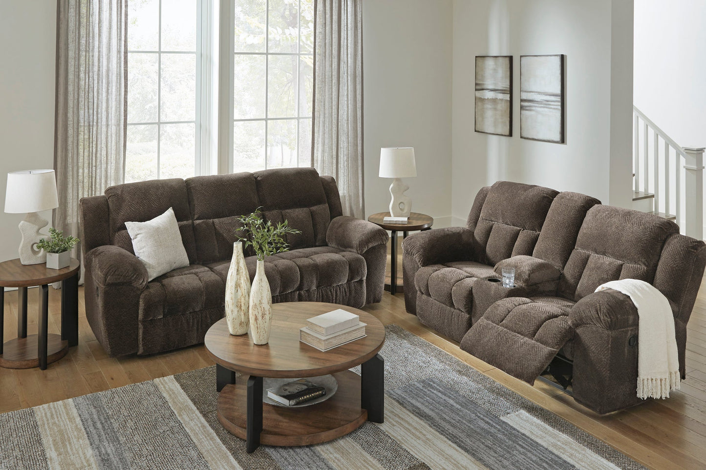 Ashley 374-07 - 2pc or 3pc Reclining Set