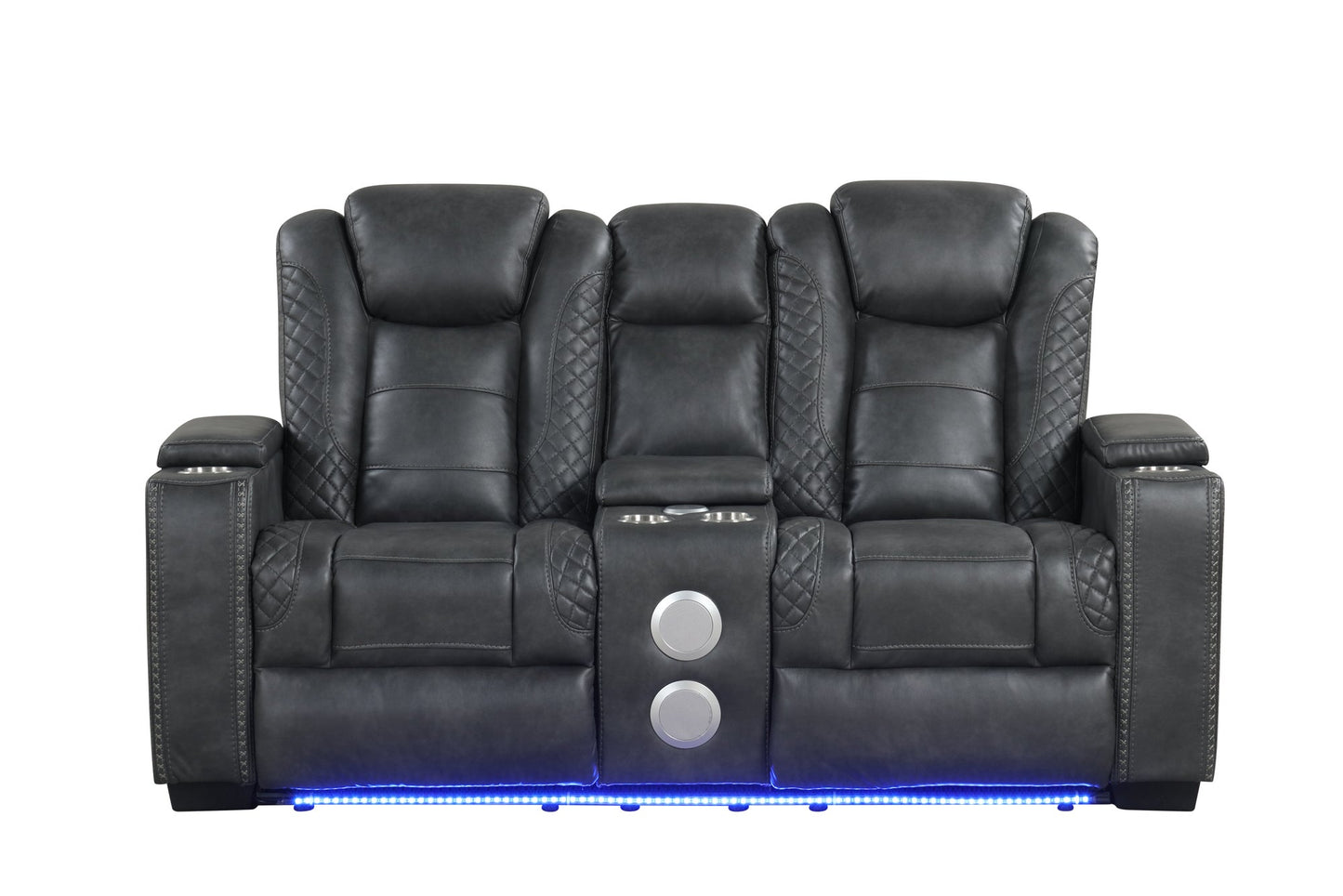 STEFANO30 3PC Reclining Set (Gray)