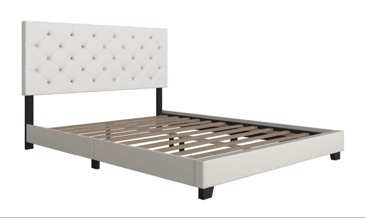 HH20188 - White Platform - Twin, Full, Queen