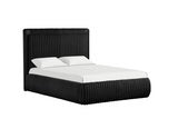 Diana Black Platform Bed - Queen, King