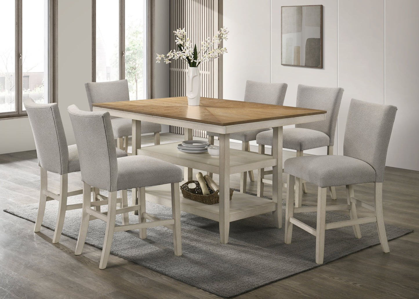 Marton - Counter Height Table & 6 Chairs