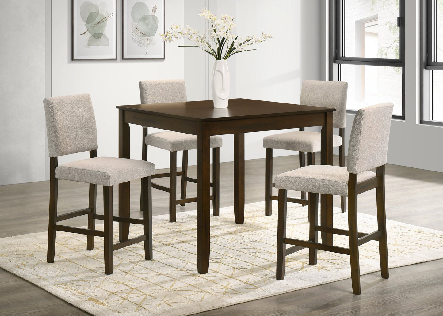 Winner20 - Pub Table + 4 Chairs